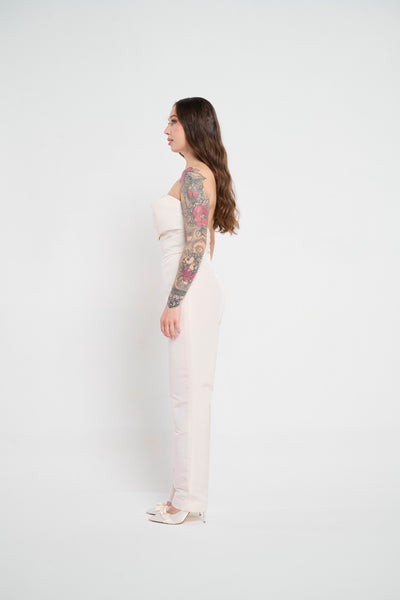 Chic Draped Jumpsuit for Evening Events: Dress Near Me