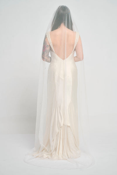 back bridal custom gown in new york