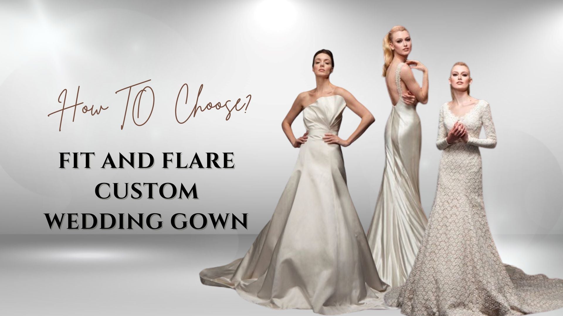 Fit And Flare Custom Wedding Gown