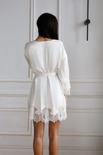 Bride Lace Trim Robe