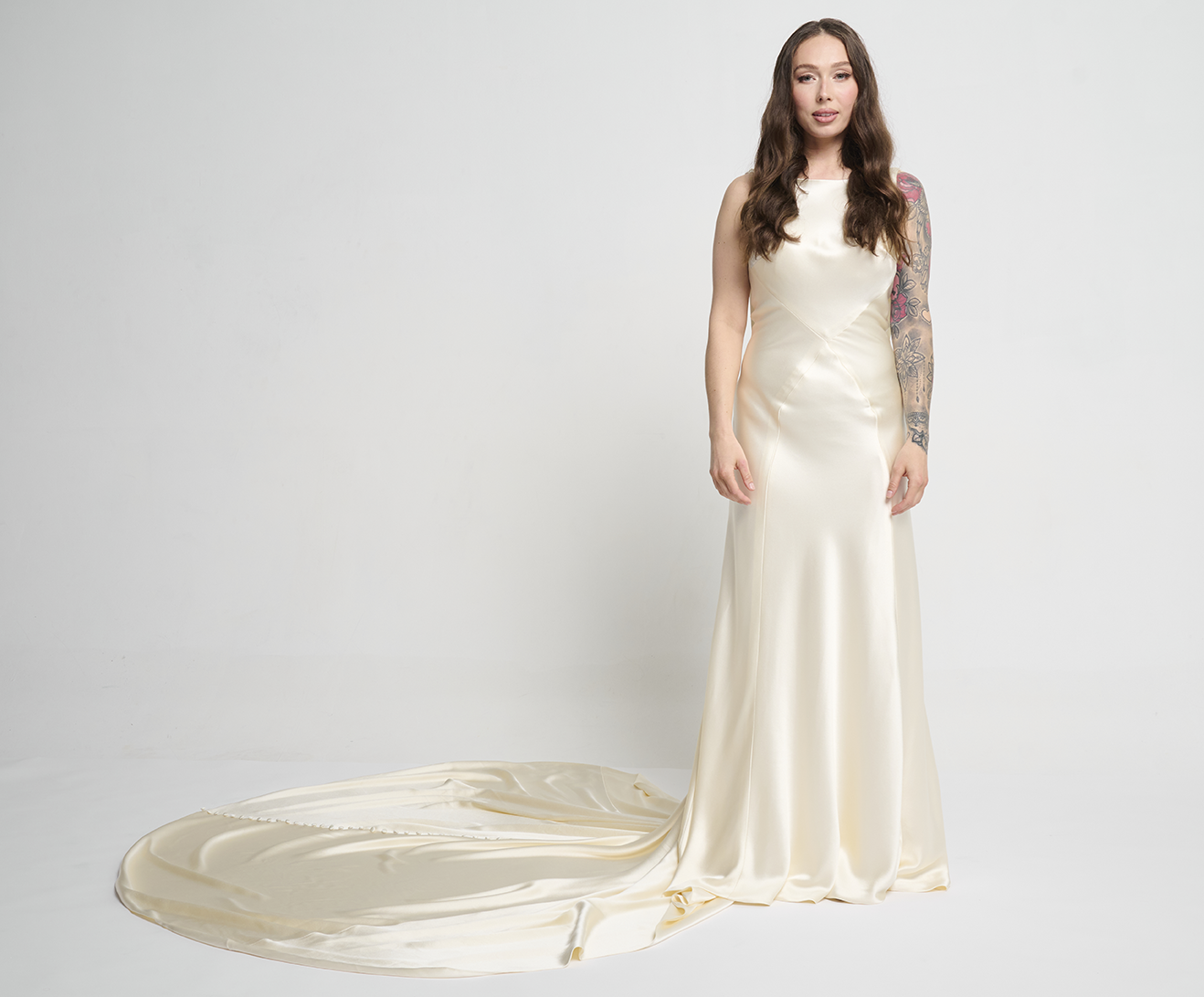 antique white wedding dress Vintage Silk White Wedding Dress