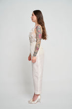 Bridal Wedding Ivory Taffeta Pants w/ Side & Back Pockets, Front Zipper Closure