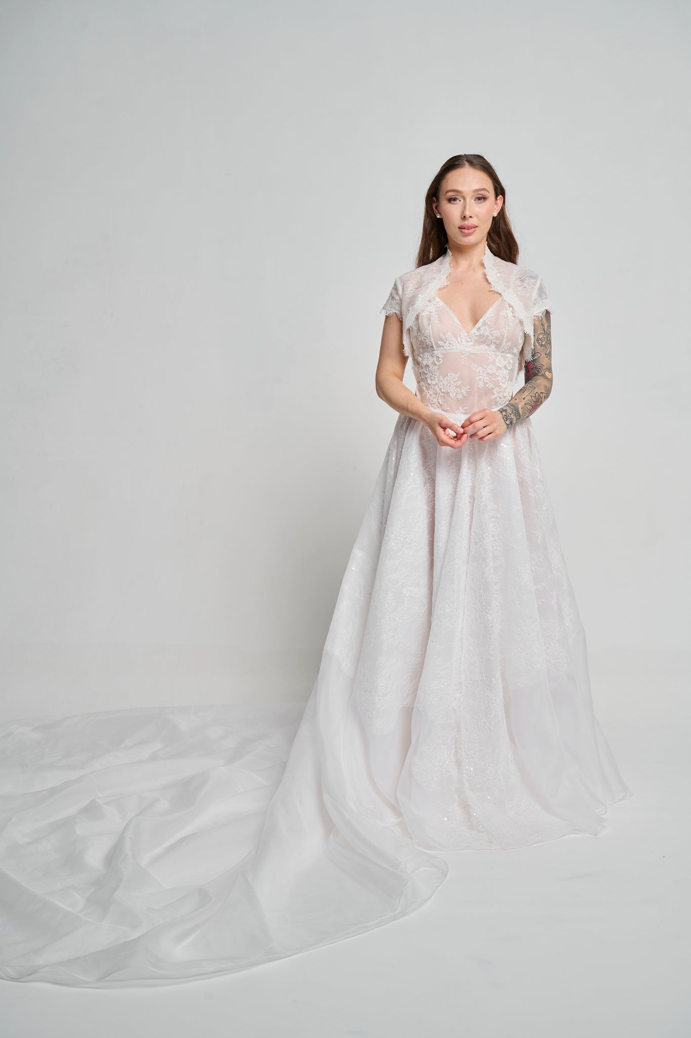 Bridal Separates | Hand-Beaded Couture Bolero Bridal Separates | Hand-Beaded Couture Bolero