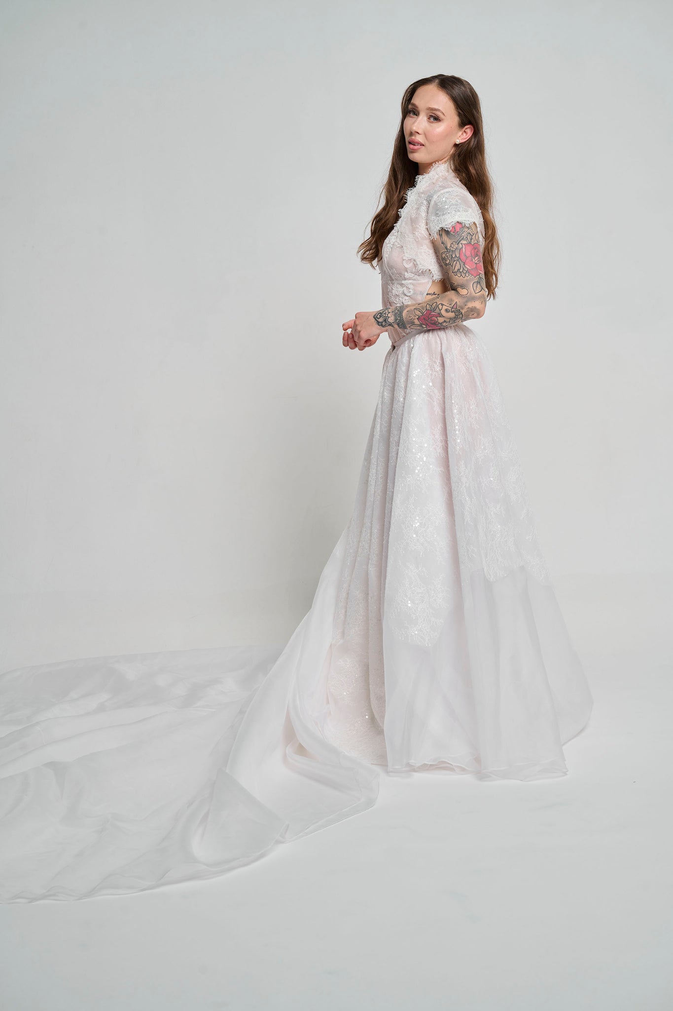 Bridal Separates | Hand-Beaded Couture Bolero Off White / S Bridal Separates | Hand-Beaded Couture Bolero Off White / S