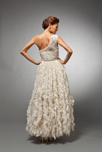 Silk Satin Organza Strapless bridal Gown