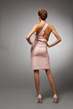 Noemie - Pink silk gazar cocktail dress