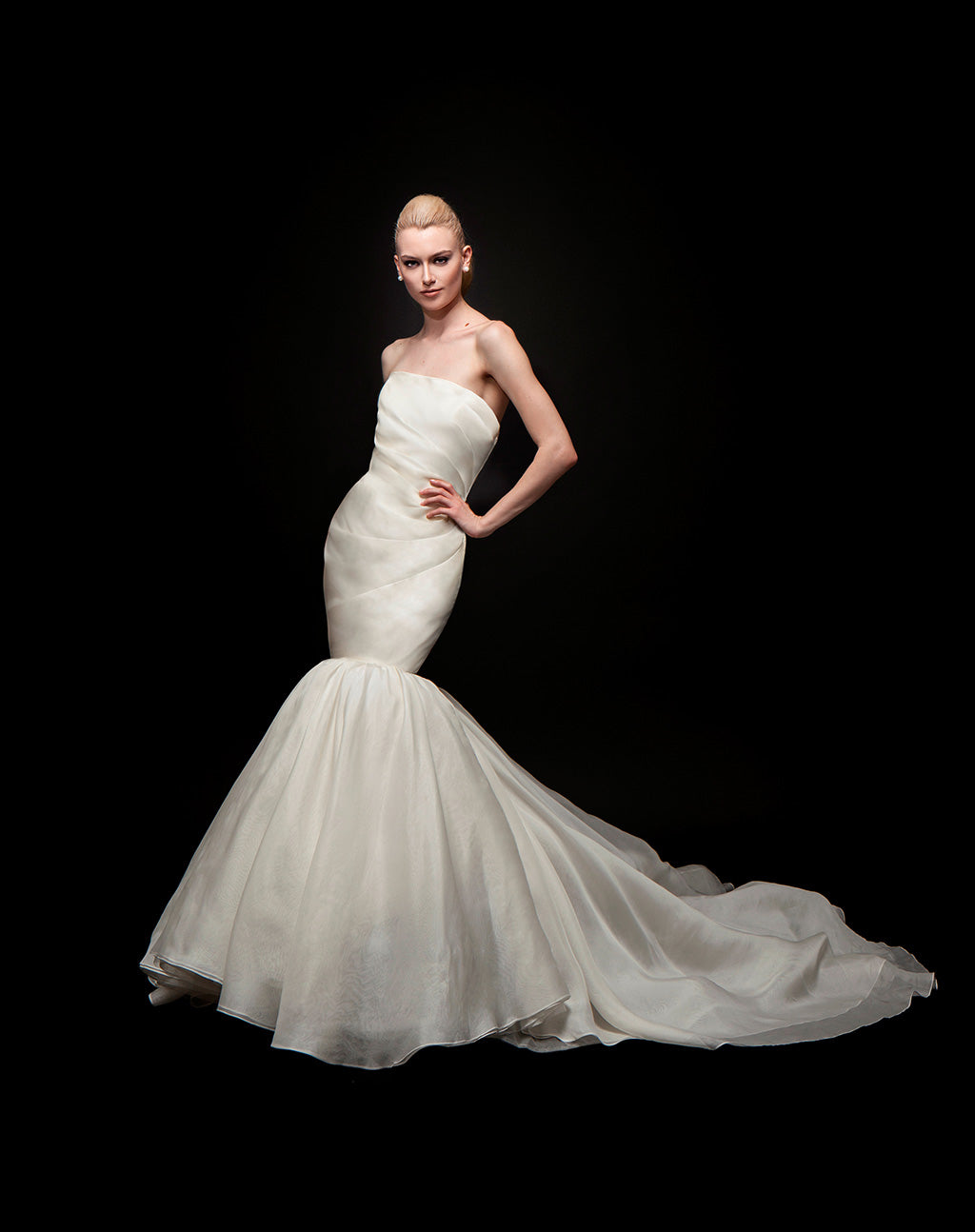 Lilly - Strapless Draped Gown