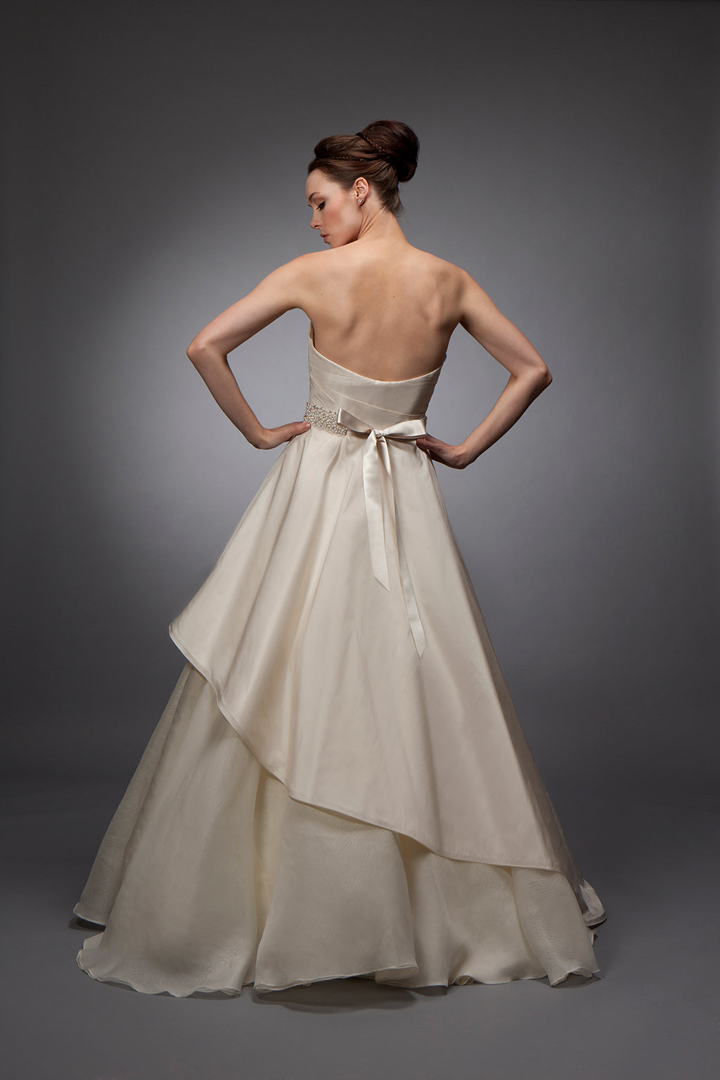 Buy Taffeta and Organza Bridal Gown in New York Ivory / 4 Buy Taffeta and Organza Bridal Gown in New York Ivory / 4